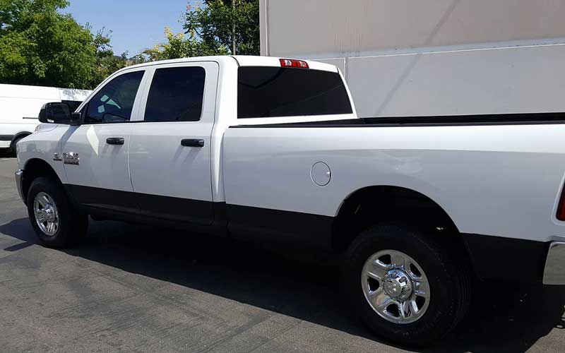 thumbnail image 2 of Alpine Precut Sun Strip Window Tint For Dodge Ram 1500 Quad Cab 2002-2005 - Ceramic 2 of 3