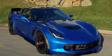 Chevrolet Corvette Z06 Clear Bra Paint Protection and Vehicle Wrap Installation Services by Premier Auto Tint