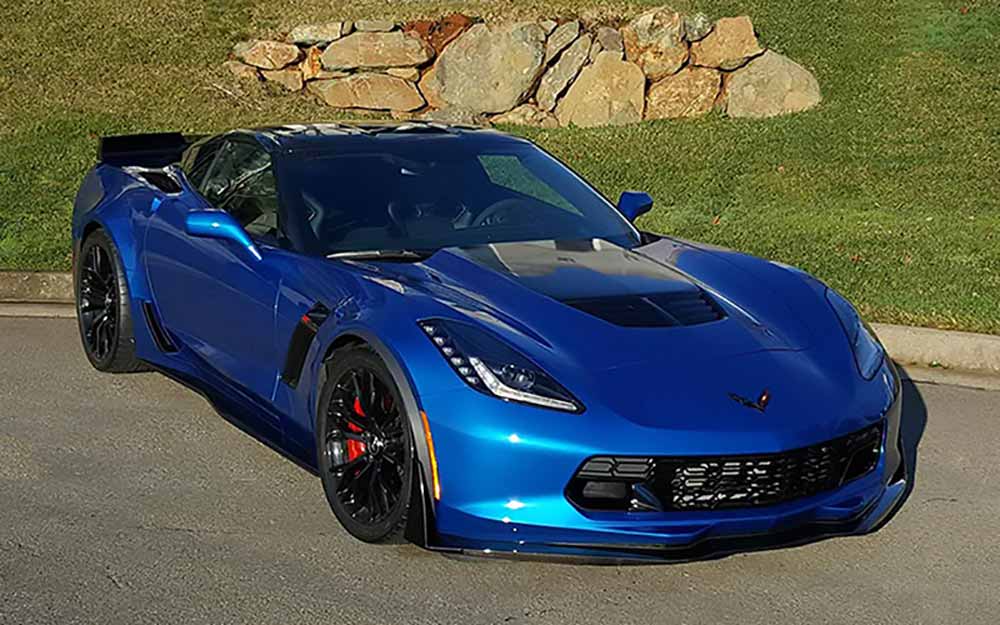 Chevrolet Corvette Z06 Clear Bra Paint Protection and Vehicle Wrap Installation Services by Premier Auto Tint
