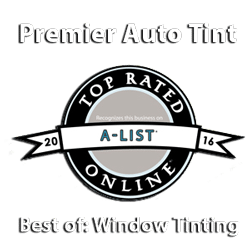 Best Window Tinting Award for Premier Auto Tint by 2016 Sacramento A-List